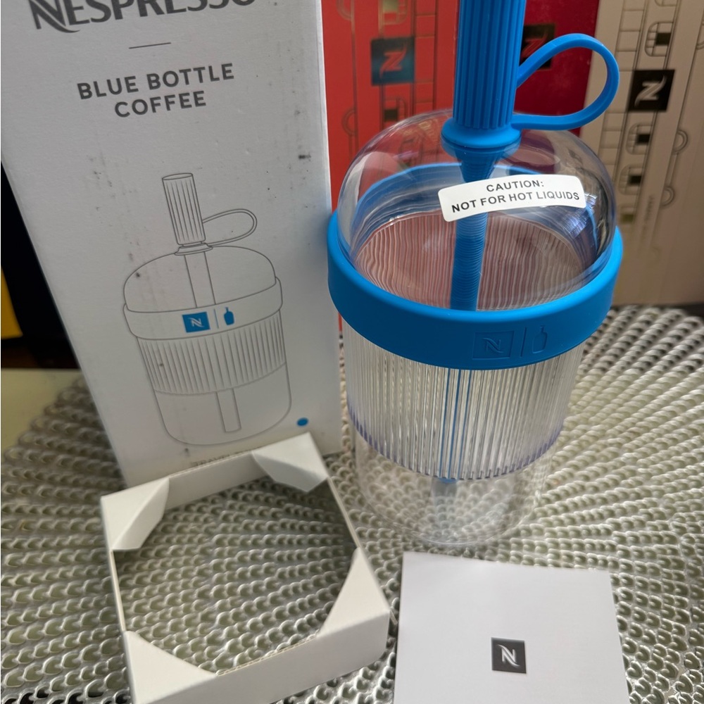 Nespresso Blue Bottle Nola style Coffee travel tumbler